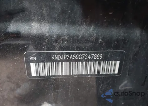 2016 Kia Soul + from USA, damaged, VIN KNDJP3A59G7247899